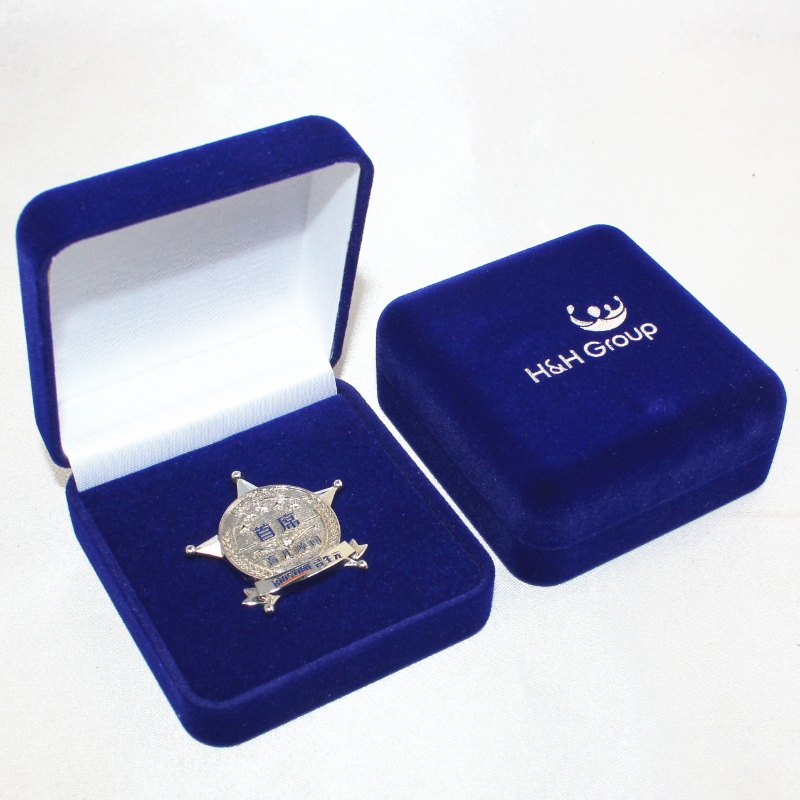 Проект F - 2S круглый бархатный значок и монетный ящик, мм.52 * 57 * 25, вес около 26г