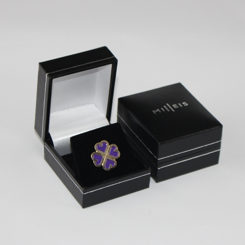 Предмет V-07S квадратный пластиковый кожзаменитель Бумажная коробка для монет диаметром 25-30 мм, жетона, кольца и т. Д. Мм. 46 * 53 * 32, вес...