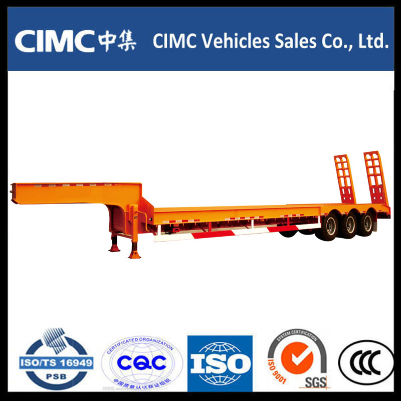 3-осный полуприцеп CIMC 70 тонн с низкой платформой