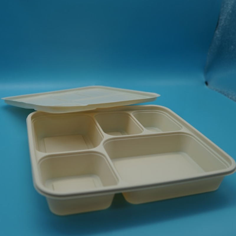 герметичный микроволновый отсек на вынос биоразлагаемая упаковка для пищевых продуктов одноразовые контейнеры для пищевых продуктов