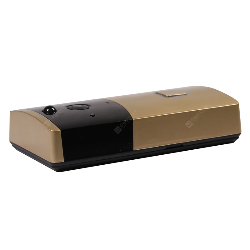 TY1 умный дверной звонок Wifi беспроводной домофон видео камера домашнего наблюдения - золото