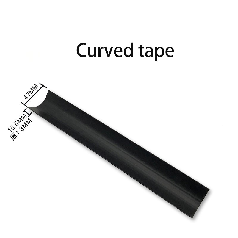 заказная экструзия пластмасс профиль пластик с паз PVC изогнутый край пластика