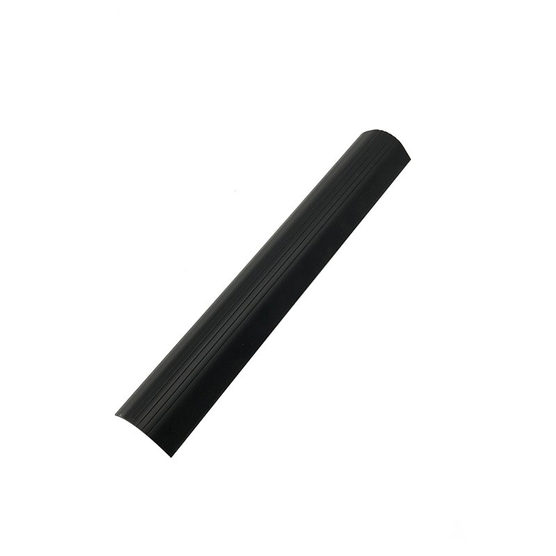заказная экструзия пластмасс профиль пластик с паз PVC изогнутый край пластика