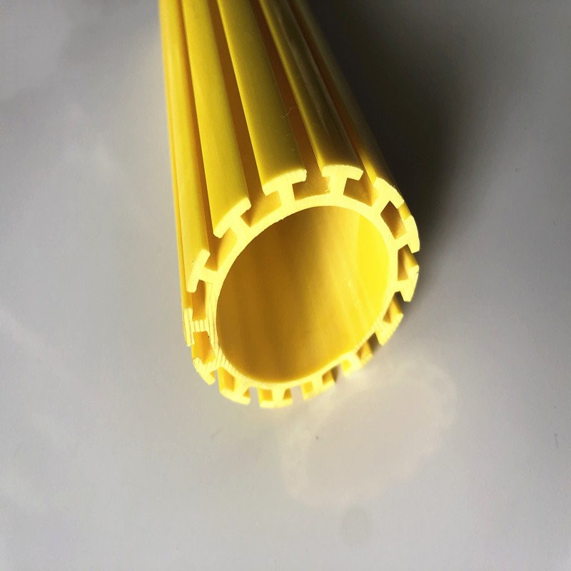 изготовленный на заказ экструзионный профиль из ПВХ, пластиковый трубчатый профиль для скользящей опоры для леденцов