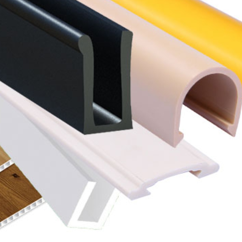 Изготовленные на заказ необычные экструдированные пластиковые профили для самых разных материалов для внутренней отделки здан...