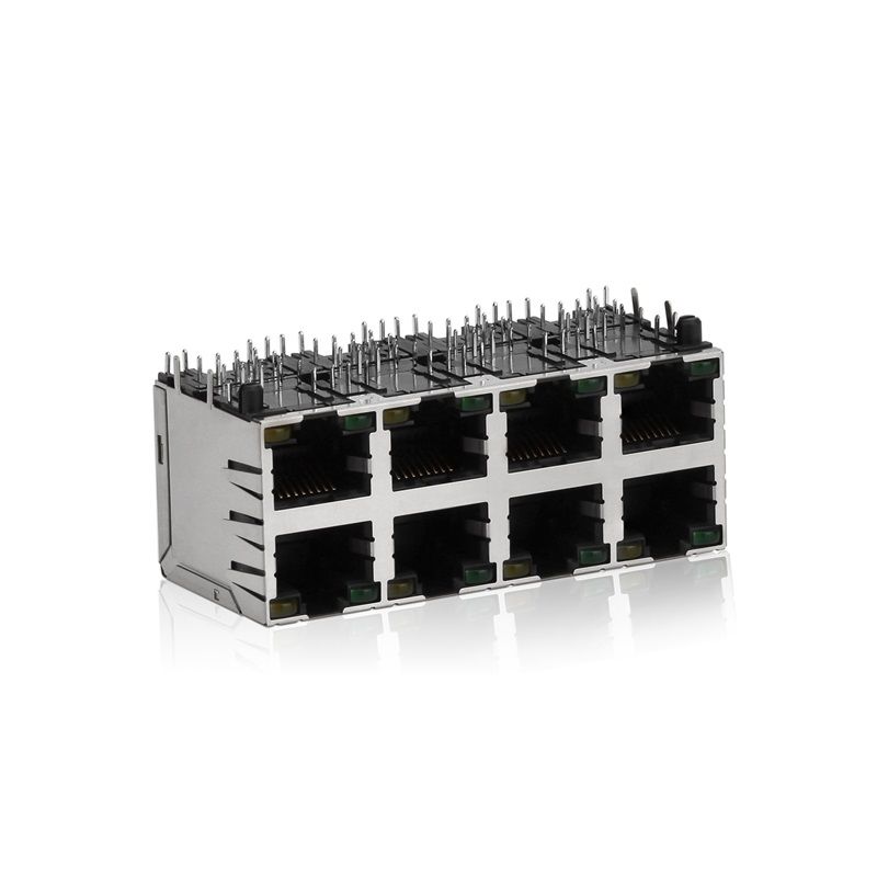 RJ45, 2X4, LED, защита