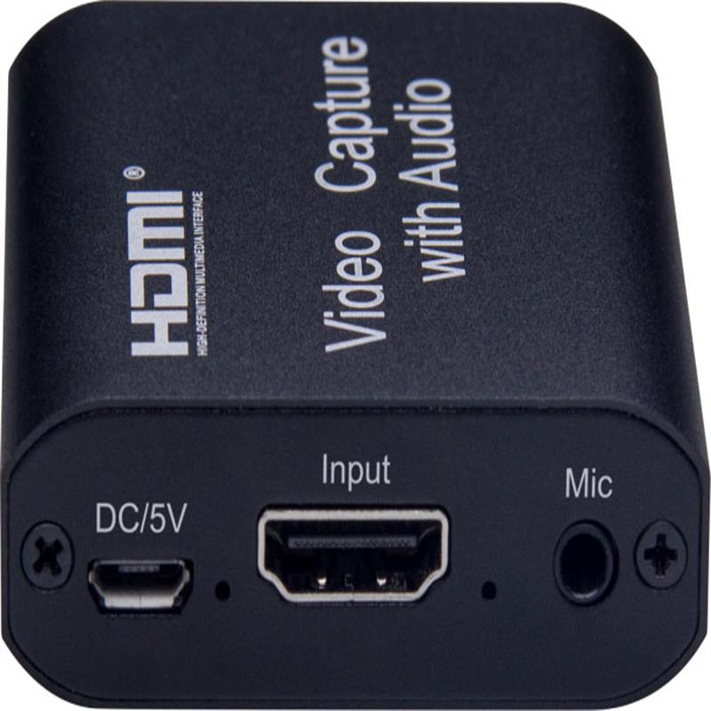 V1.4 Захват видео через HDMI с выходом HDMI, звук 3,5 мм