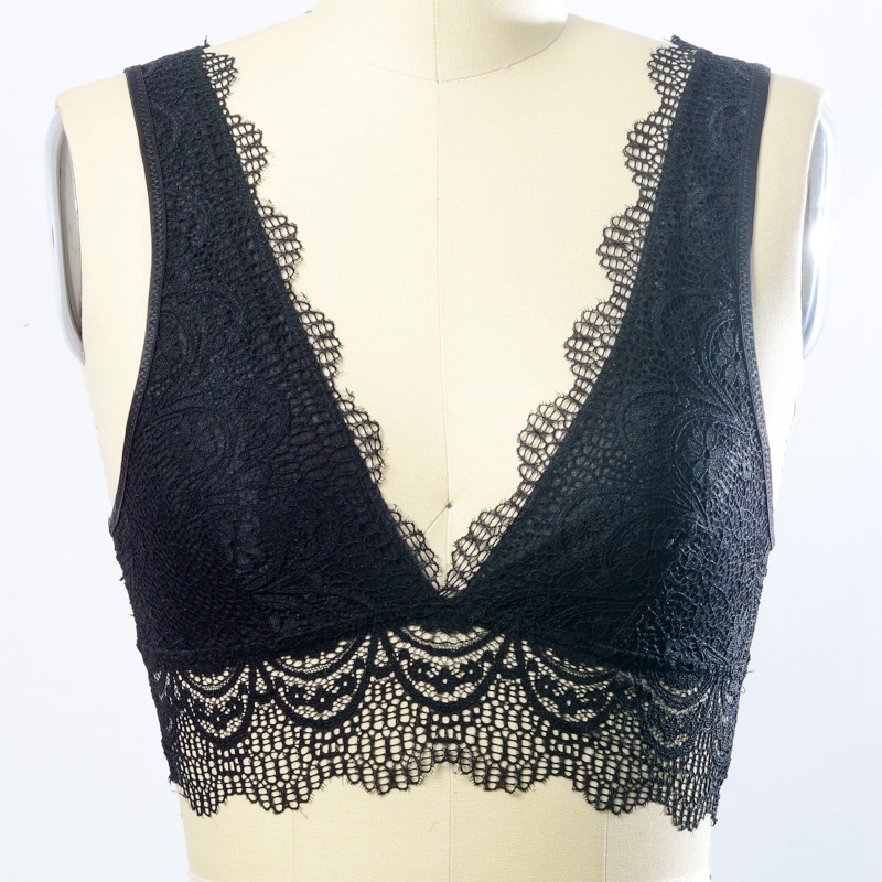 GA-5363 Grace Grace Girl Plange Alencon Lace Bralette оптом