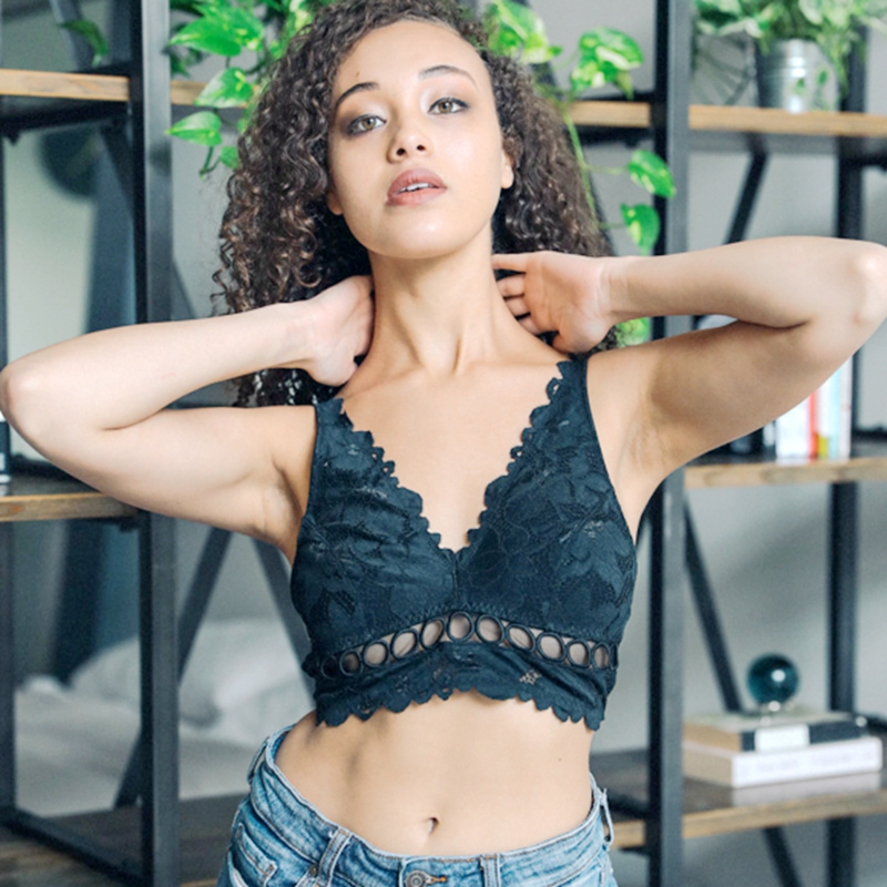 GA5503 Grace Girl Floral Longline Bralette оптом