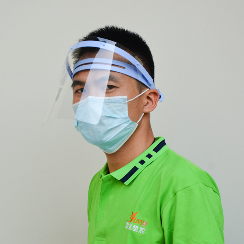 0,35 мм пластиковый прозрачный противотуманный защитный защитный козырек для лица