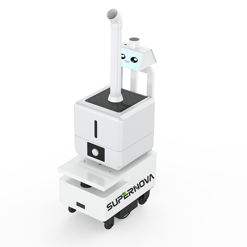 Новая технология Atomizaing Spray Противоэпидемическая дезинфекция освежения воздуха Робот-стерилизатор с искусственным интеллектом