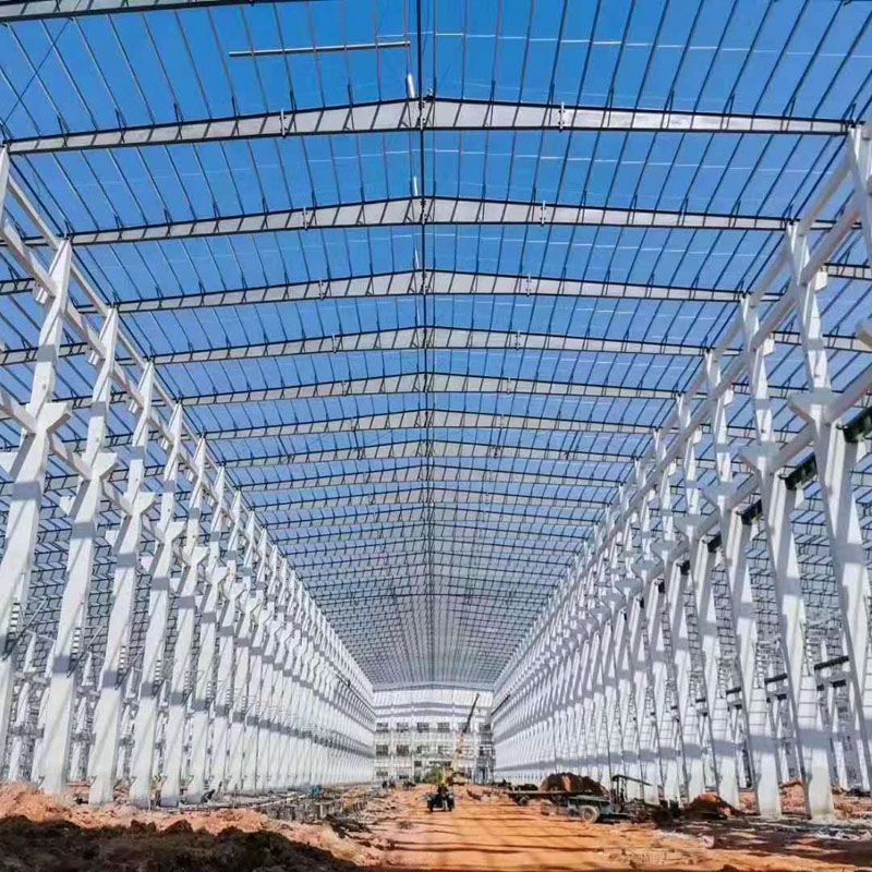 Оптовая торговля индивидуальными промышленными стальными конструкциями серии строительных мастерских на складе