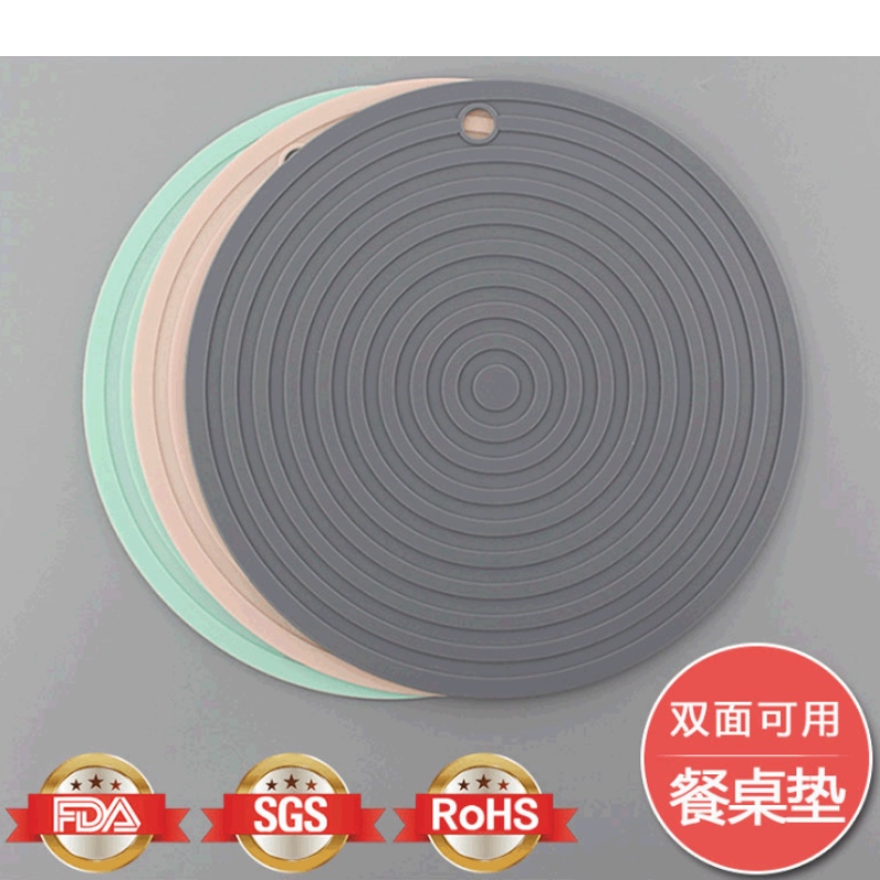 Круглая гофрированная подушка для кастрюли