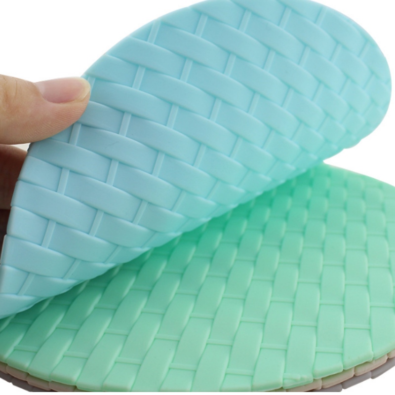 Круглый тканый коврик для горшка