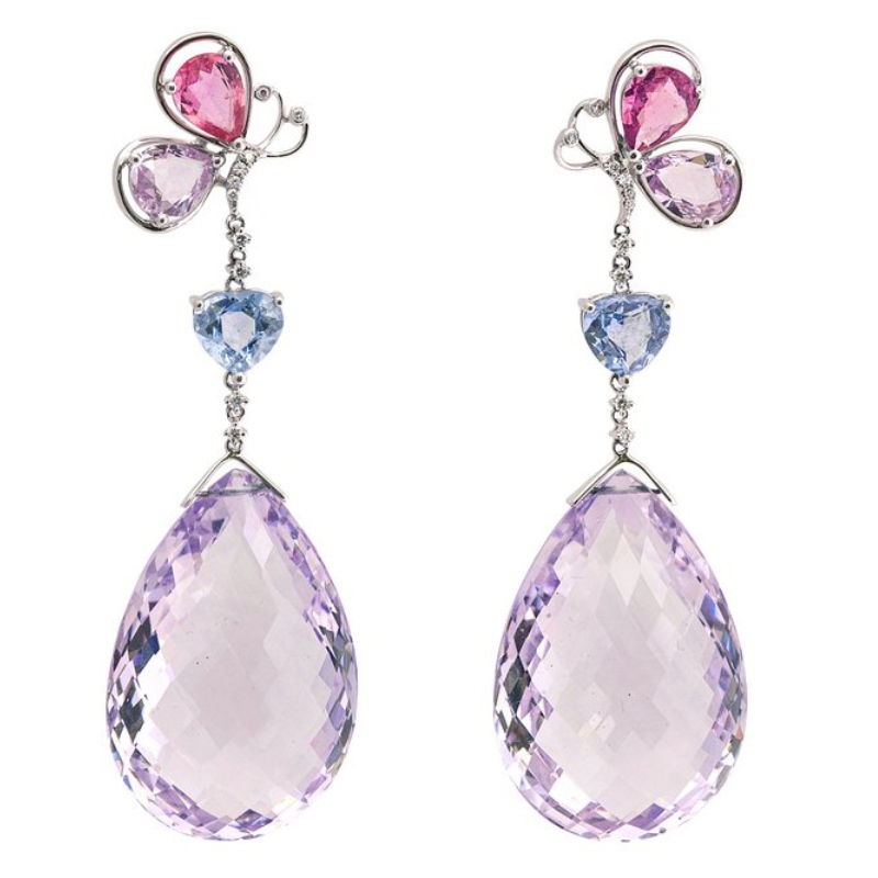 925 пробы серебро бабочка кулон серьги коготь установка мастерство Китай Ruifanbao ювелирная фабрика