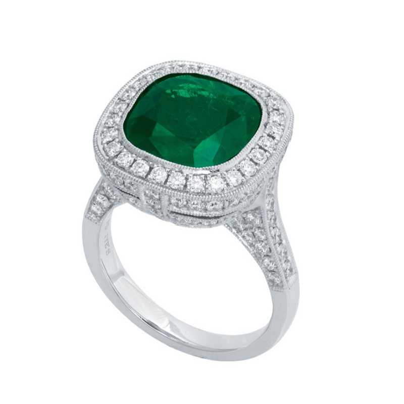 Женский европейский и американский стиль, простая атмосфера, гнездо, набор когтей, серебряное кольцо 925 из циркона, Китай, фабрика...