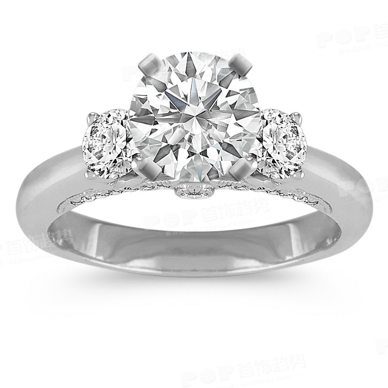 Женский простой атмосферный коготь набор 925 серебряное кольцо Китайская ювелирная фабрика Ruifanbao