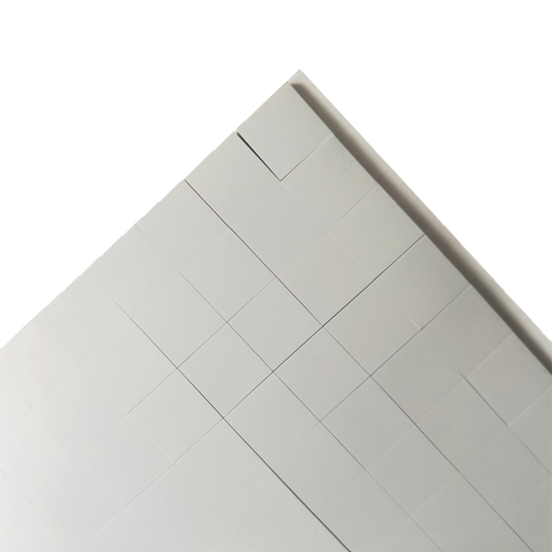 Экологически чистый теплопроводный силиконовый лист, теплоотвод серо-белого цвета с одинарной задней стенкой, амортизирующий и ...