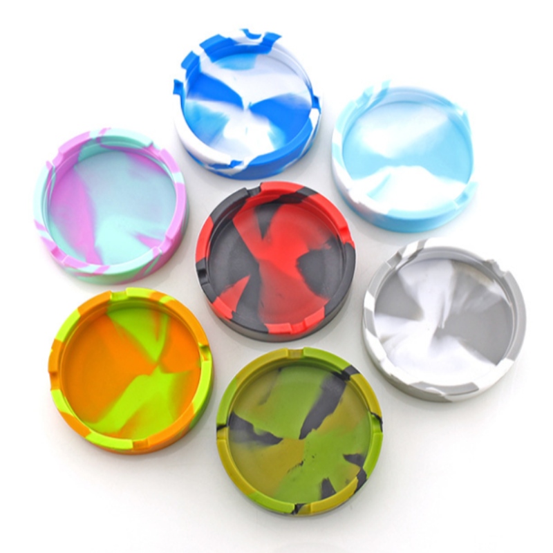 Пепельница круглая камуфляжная