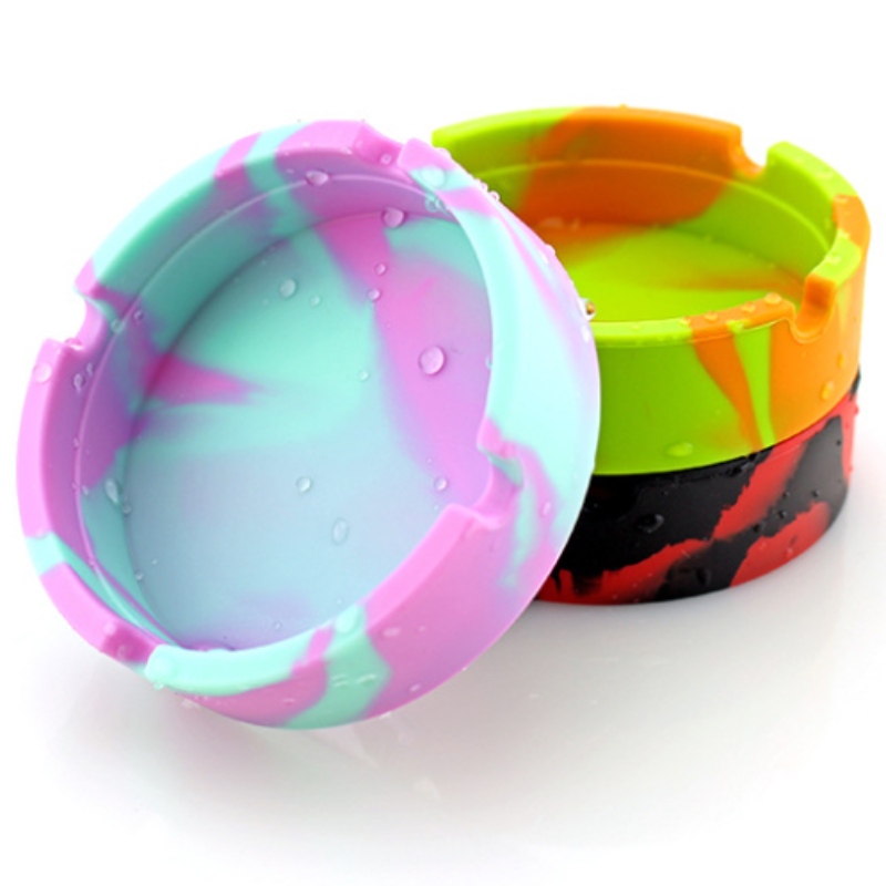 Пепельница круглая камуфляжная