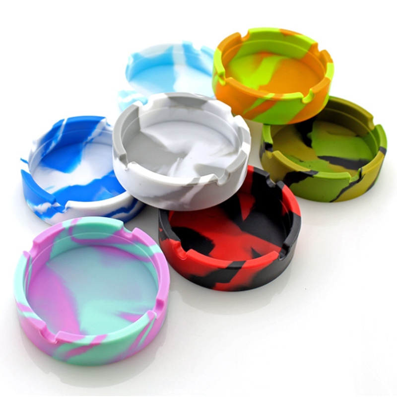 Пепельница круглая камуфляжная