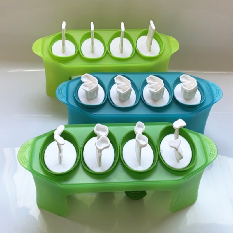 Новая модель мороженого с черепом, модель дикого человека, зомби, силиконовое эскимо с кронштейном, DIY ручная форма для мороженого