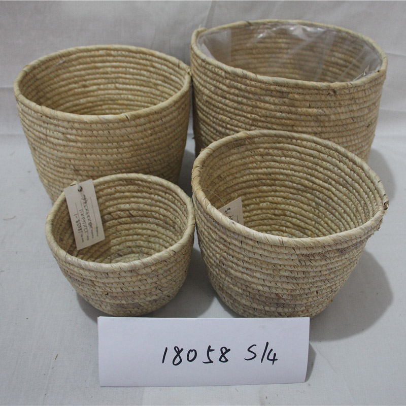 Название товараwholesale Морская трава сушеные продукты из морских водорослей тканые Корзина для хранения белья Корзина с ручкой