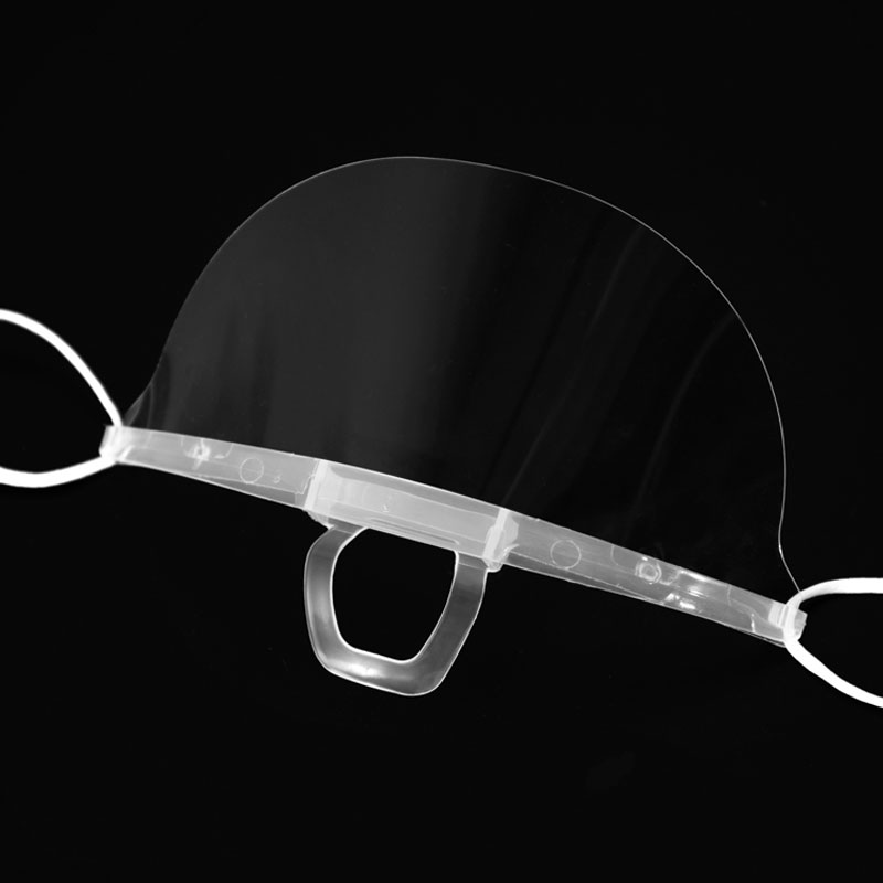 Многоразовая прозрачная прозрачная брызгозащищенная крышка для лица с защитой от запотевания Защитная крышка для рта