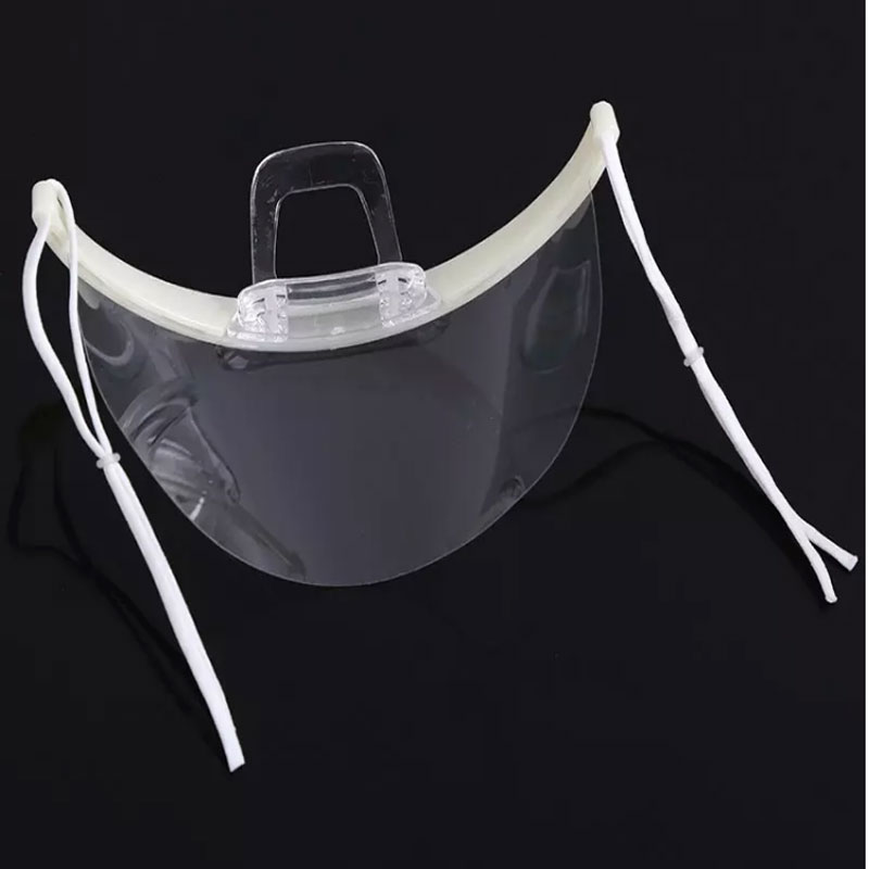 Многоразовая прозрачная прозрачная брызгозащищенная крышка для лица с защитой от запотевания Защитная крышка для рта
