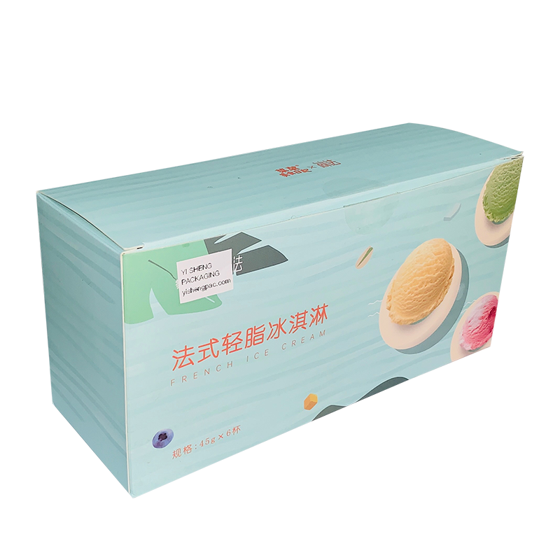 Бумажная коробка для упаковки пищевых продуктов