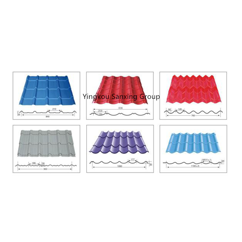 стеклянная черепица гофрированные вальцы