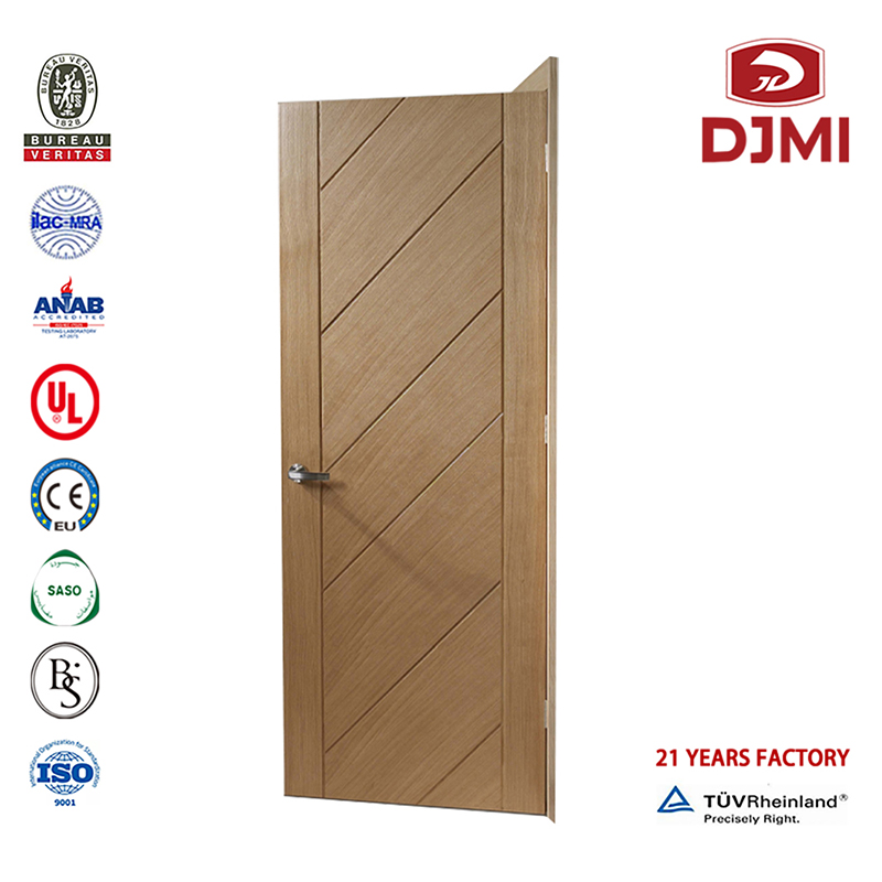 Китайская фабрика Входная дверь в отель 60-минутные противопожарные деревянные двери Новые настройки Промывочная дешевая деревя...