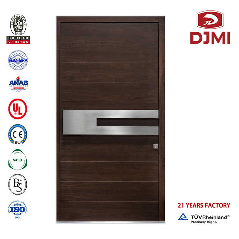 Китайская фабрика Деревянная входная дверь в гостиничную дверь Ламинированная заподлицо Коммерческие противопожарные двери Де...