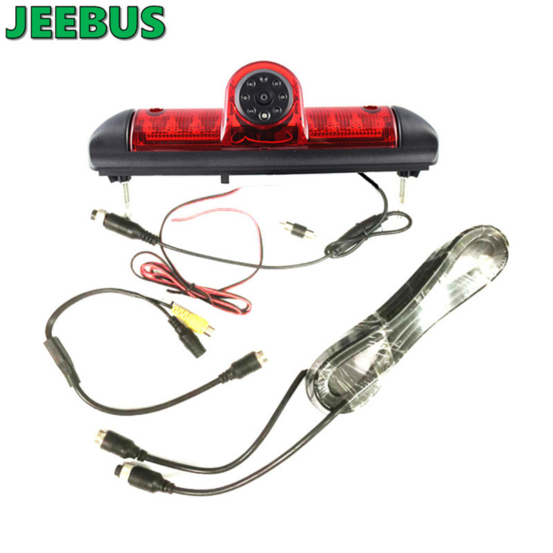 HD Ночное видение Водонепроницаемая широкоугольная камера стоп-сигнала высокого уровня для Fiat Ducato 2006-2017 3 Gen Peugeot Boxer, Citroen Jumper и так ...