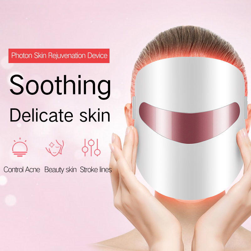 Корея дизайн светодиодный PDT красота маска для лица профессиональный салон красоты 3 цвета фотон PDT красный светодиодный светодиодный светотерапия маска для лица