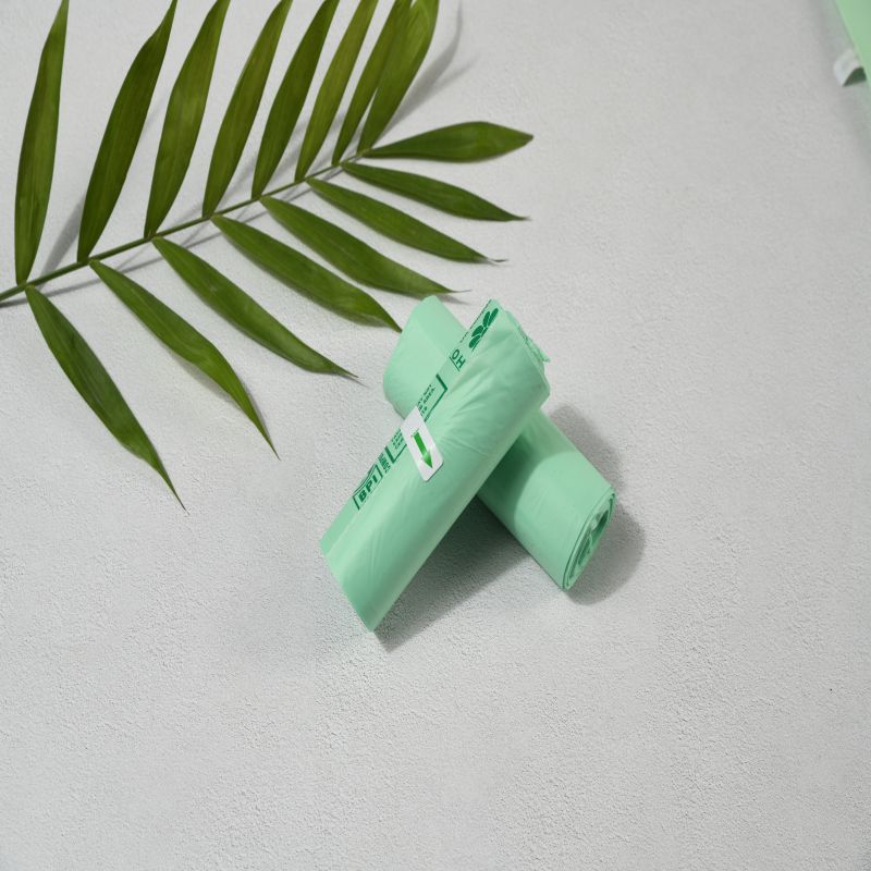 кукуруза крахмал база биодеградирует 100% компостный мешок