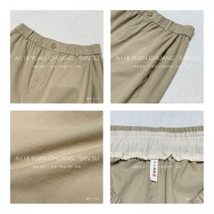 лёгкие женские брюки, подходит для любого случая, самый удобный стиль отдыха хлопок льна заказ 11722 мода брюки