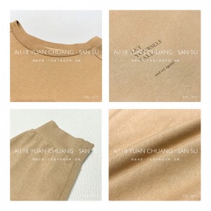 мягкий дизайн очень простой круглый воротник стиль сшить рукава стиль чистый цвет хлопок размер заказ 12711 спортивная рубашка