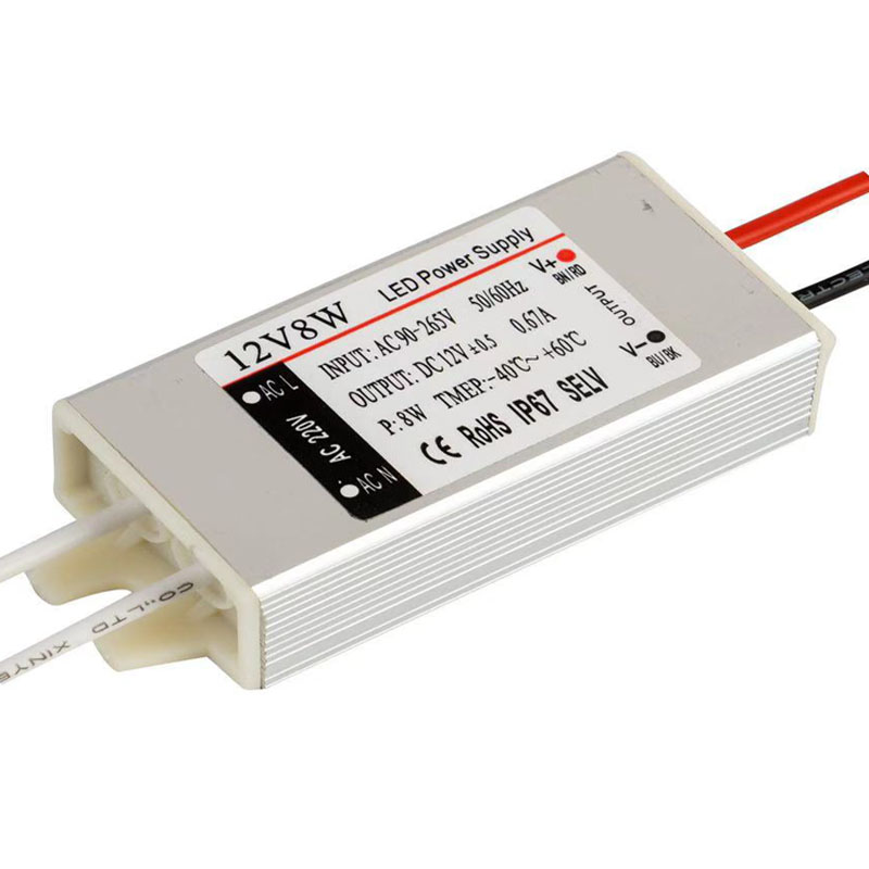 12V 8W водонепроницаемый LED источник питания для криогенной водонепроницаемости.
