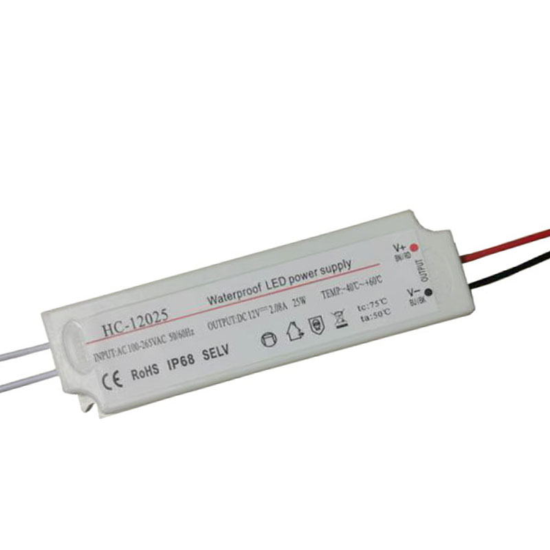 12V25W 2.08A гидроизоляция под постоянным давлением
