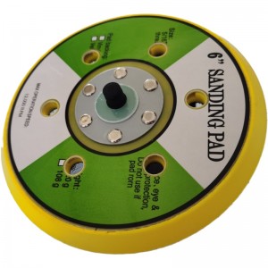 Поставляется с завода 125 мм 5-дюймовый опорный диск Абразивная резиновая основа 150 мм M14 Пневматическая шлифовальная тарелка для п...