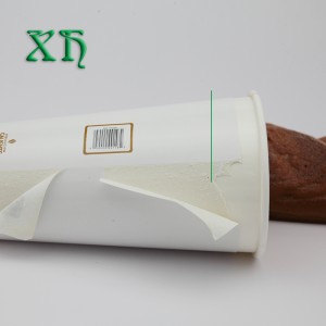 Одноразовые изолированные бумажные кофейные чашки на 20 унций с двойными стенками