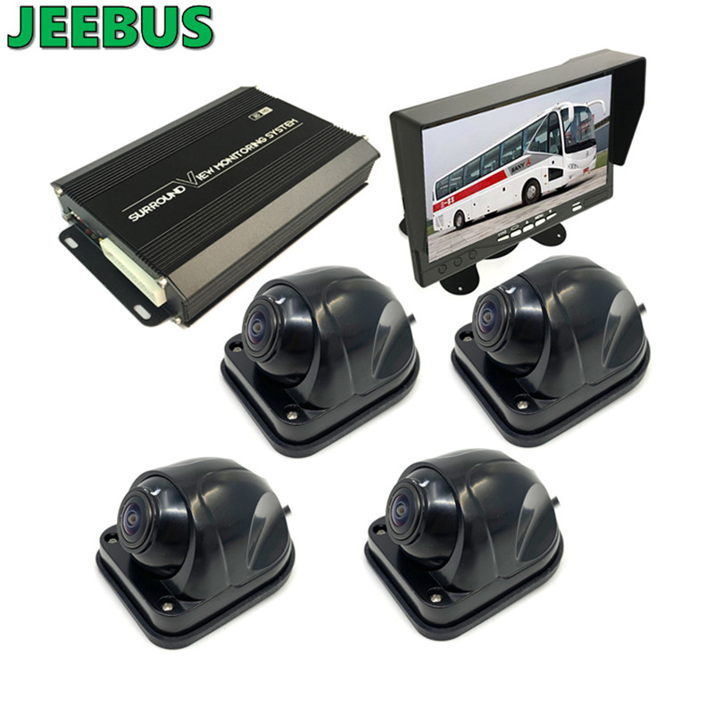 3D 1080P 360 автобусная камера для упаковки автомобилей Автомобиль помощи при движении грузовик 360 градусов камера Bird View система безопасности