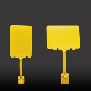 TMJ POP 038 прозрачный ремешок клей пластиковый зажим на табличке с именем A6 полка для супермаркета акриловый держатель для вывески 11...