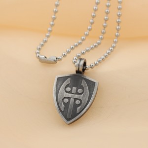 Оптовая торговля нержавеющей стали анти-черный кулон Италия ожерелье