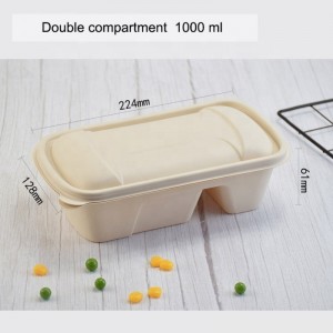 экологически чистый кукурузный крахмал упаковки пищевых продуктов может разлагать котелок, продажа может разлагаться