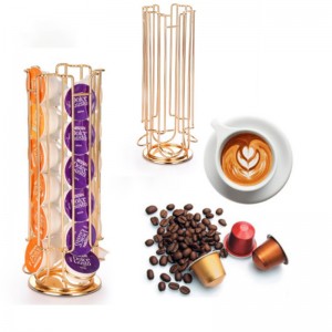 TMJ PP - 582 360 градусов вращающаяся металлическая кофейная камера кофейная капсула