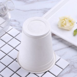 Изготовленные на заказ экологически чистые компостируемые кофейные чашки одноразовые чашки из кукурузного крахмала биоразлага...