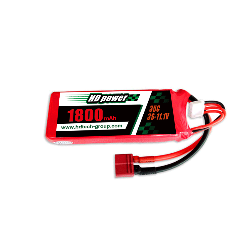 высокочистый источник питания 1800mAh 35C 3S 11.1V литиевая батарея