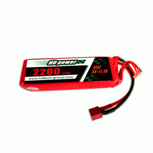 HD POWER 2200mAh 45C 3S 11.1V липо аккумулятор